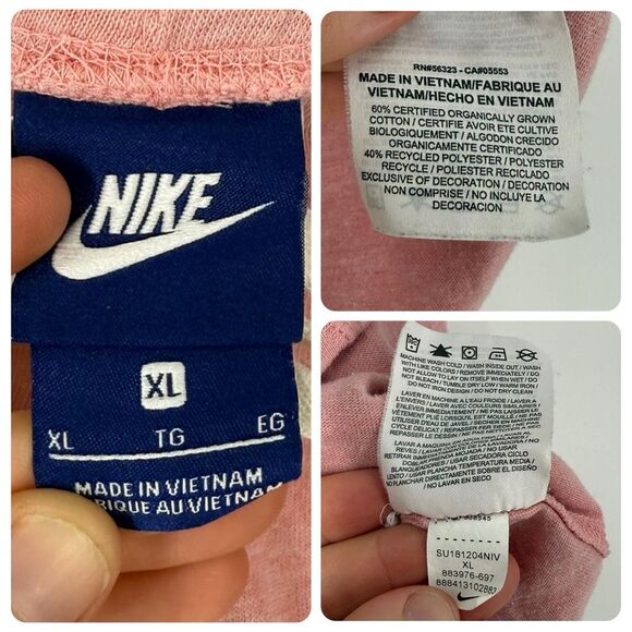 Nike Gym Vintage Mini Skirt in Heathered Pink | XL - Picture 5 of 5